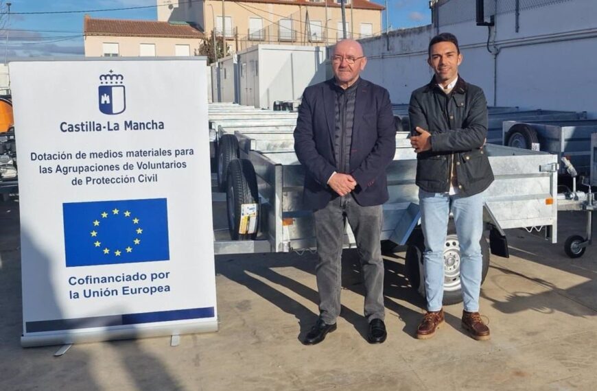 Hasta 36 Agrupaciones de Protección Civil de C-LM Adquieren Remolques Con Depósito de Agua Para Mejorar Su Efectividad