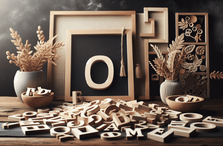 Descubre Cómo Transformar Tu Hogar con Letras de Madera: Ideas Creativas para Decorar