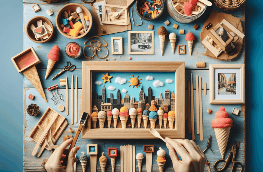 Innova y Decora: Transforma Tus Espacios con Creatividad y Palitos de Helado