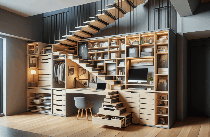 Innovadoras Soluciones para Aprovechar el Espacio Bajo la Escalera