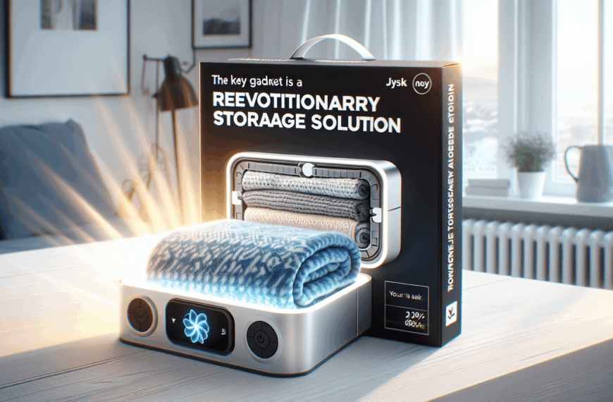 JYSK Revoluciona el Almacenamiento con su Nuevo Gadget Plegable para Mantas