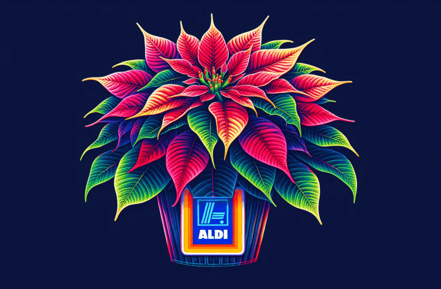 La Vibrante Alternativa Navideña de Aldi: Una Planta que Ilumina sin Ser Flor de Pascua ni Princettia
