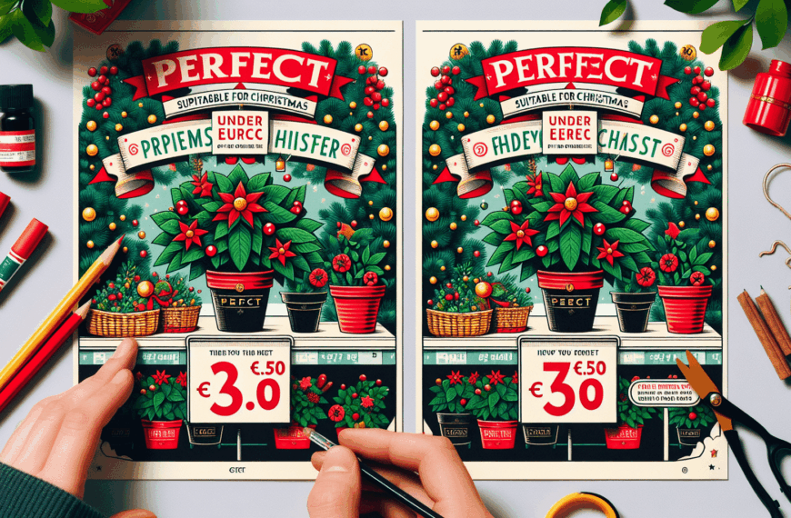 La Planta Navideña Irresistible de Aldi por Solo 3,50 Euros