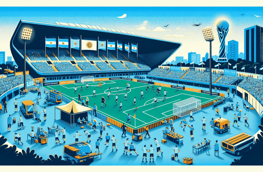 La selección argentina masculina se prepara para el Mundial en el Quijote Arena