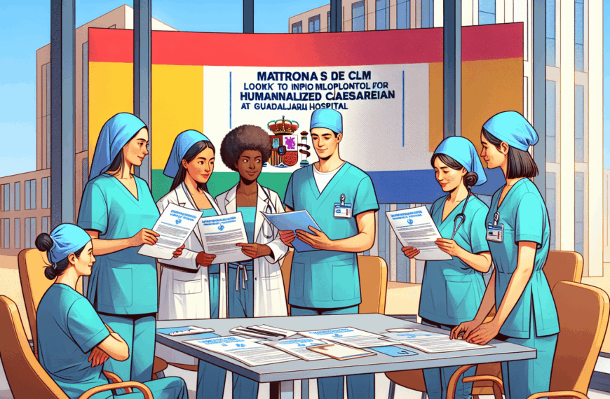 Matronas de CLM buscan implementar un protocolo común de cesárea humanizada en el Hospital de Guadalajara