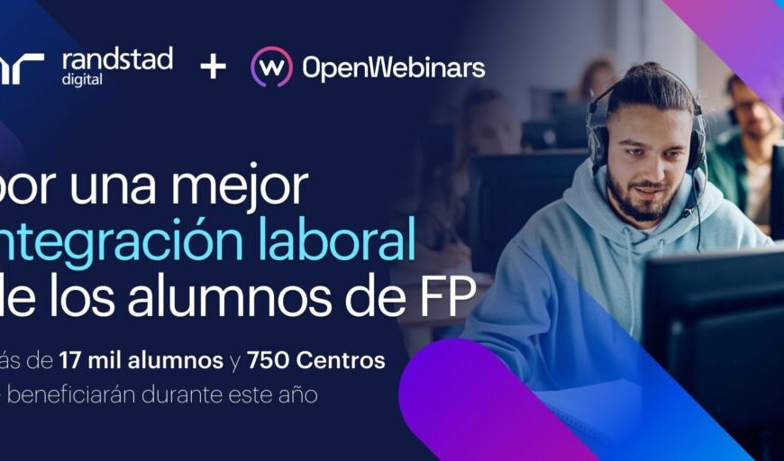 OpenWebinars y Randstad Digital se Alían para Potenciar la Formación y Oportunidades Laborales de Jóvenes Talentos