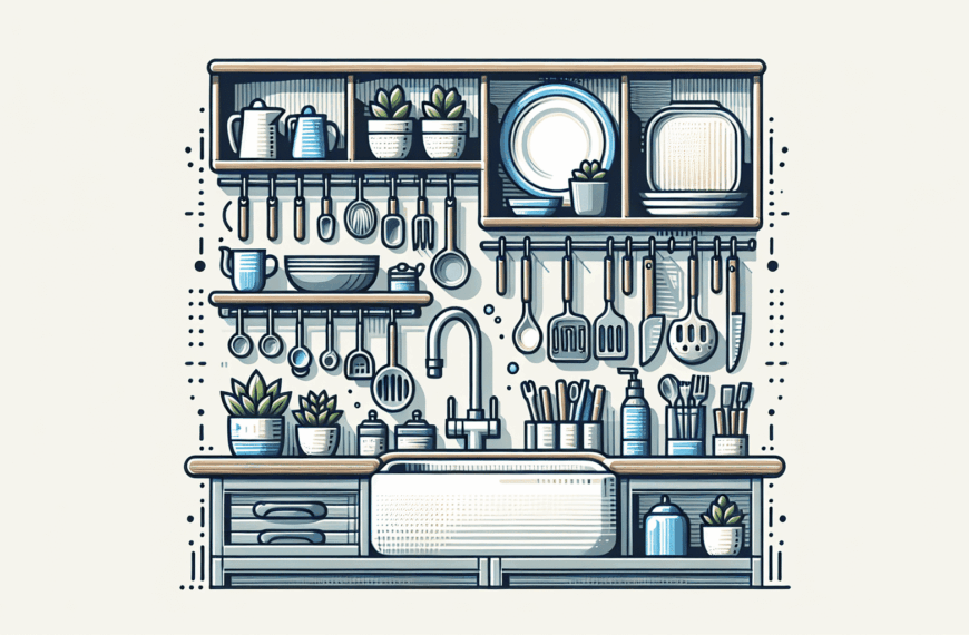 Maximiza Tu Cocina: Ideas Creativas Para Organizar Utensilios Sobre el Fregadero