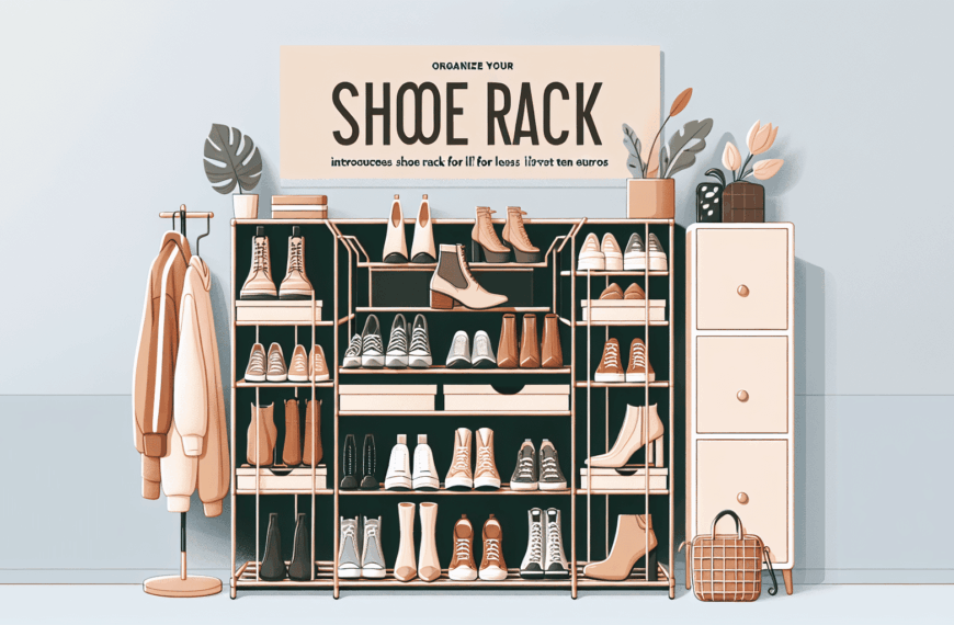 Organiza Tu Calzado con Estilo: Alcampo Presenta Zapatero por Menos de Diez Euros