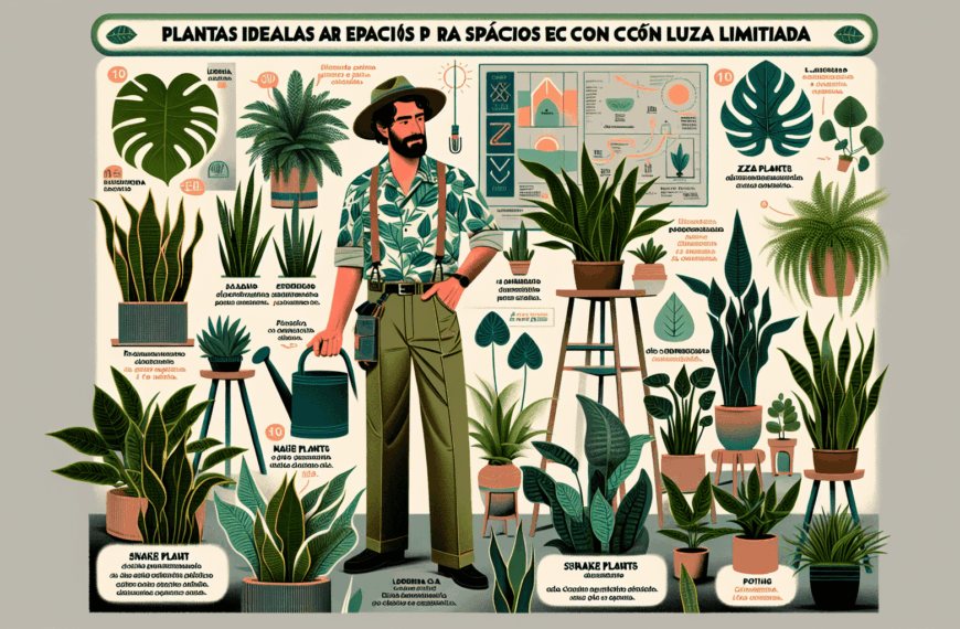 Plantas Ideales para Espacios con Luz Limitada: Consejos de un Especialista