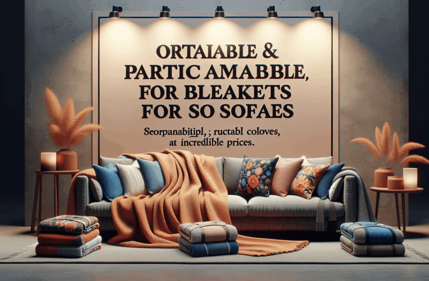 Plegables y Prácticas: Mantitas para Sofá de Pepco a Precios Increíbles