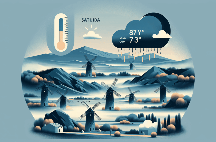 Previsión meteorológica para este sábado en Castilla-La Mancha: nieblas y descenso de máximas en camino