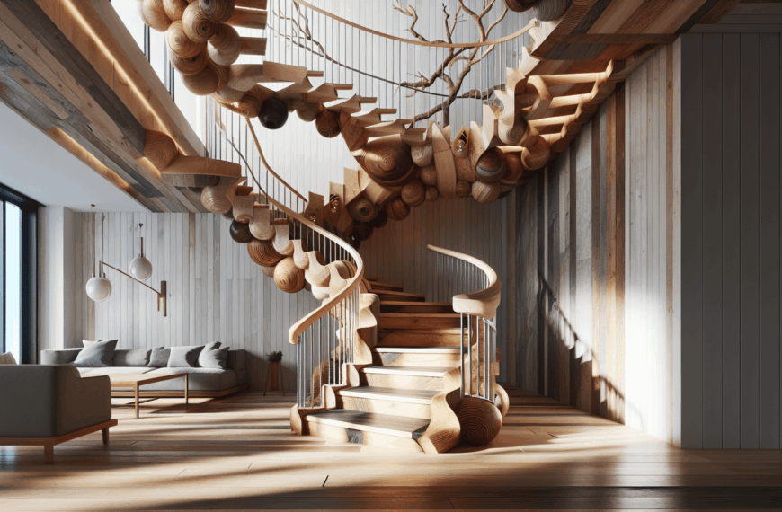 Reinventa tu Hogar: Ideas Inspiradoras de Escaleras Decorativas de Madera