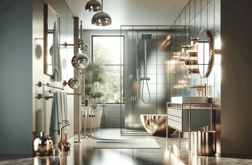 Renueva Tu Baño con Metales: Un Aire de Sofisticación y Modernidad