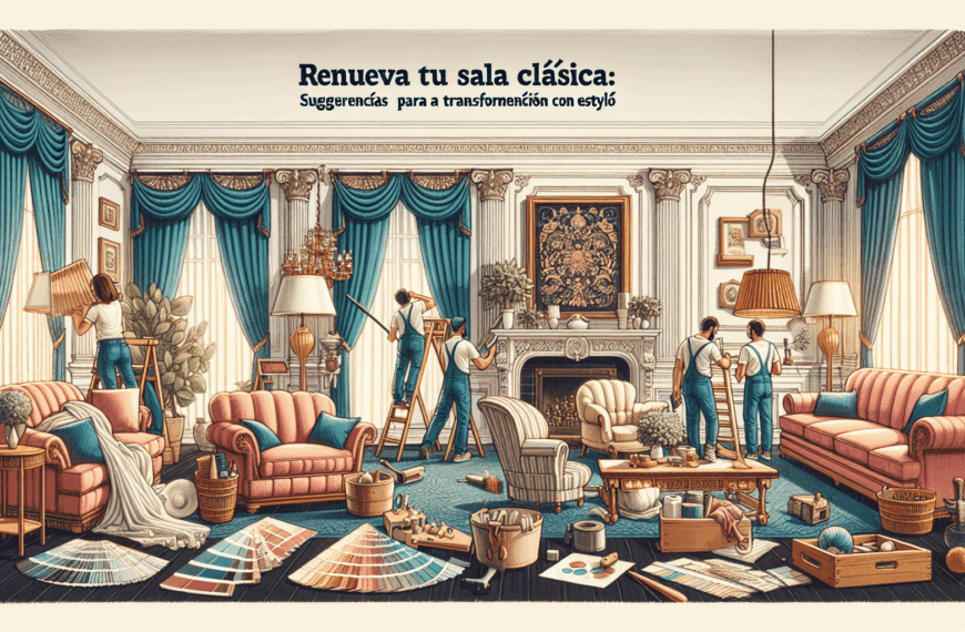 Renueva Tu Sala Clásica: Sugerencias para una Transformación con Estilo