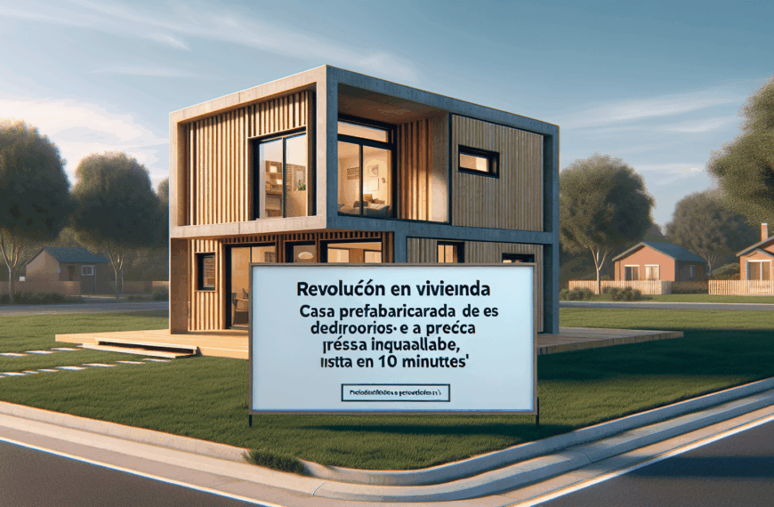 Revolución en Vivienda: Casa Prefabricada de Tres Dormitorios a Precio Inigualable, Lista en Solo 10 Minutos