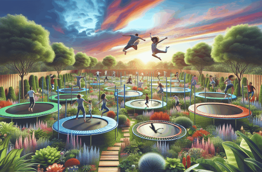 Brinca y Ejercítate: Descubre la Diversión de las Camas Elásticas en Tu Propio Jardín