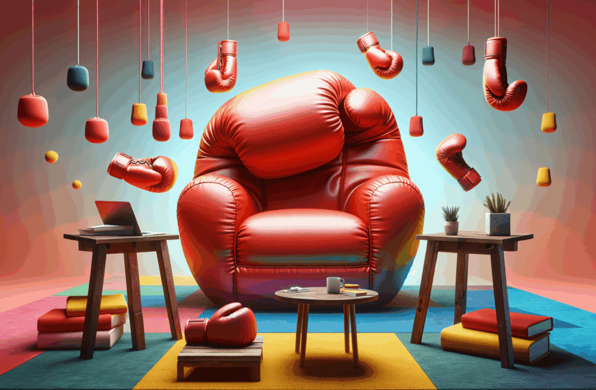 Guantes de Boxeo Convertidos en Sillones Puff: Innovación y Comodidad para tu Espacio