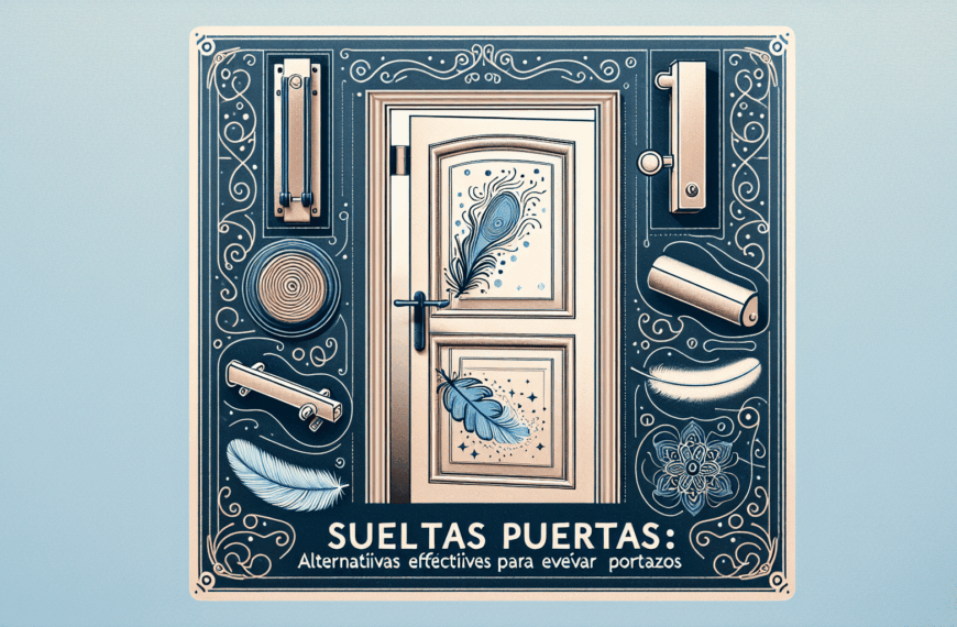 Sueltas Puertas: Alternativas Efectivas para Evitar Portazos