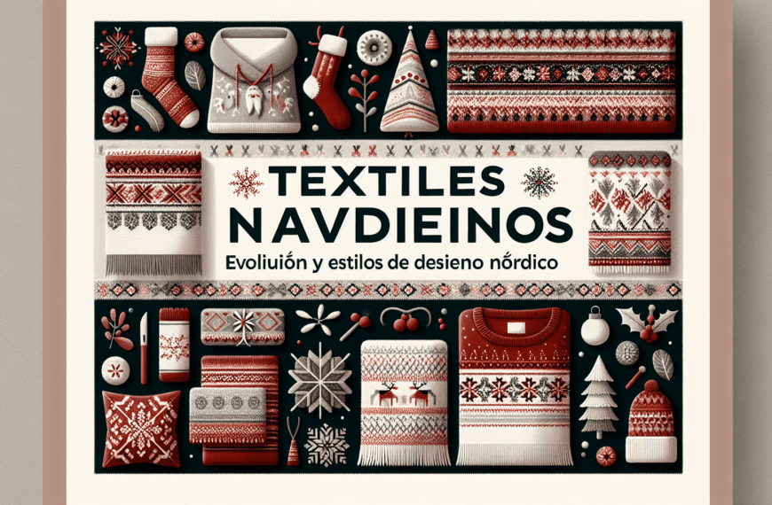 Textiles Navideños: Evolución y Estilos del Diseño Nórdico