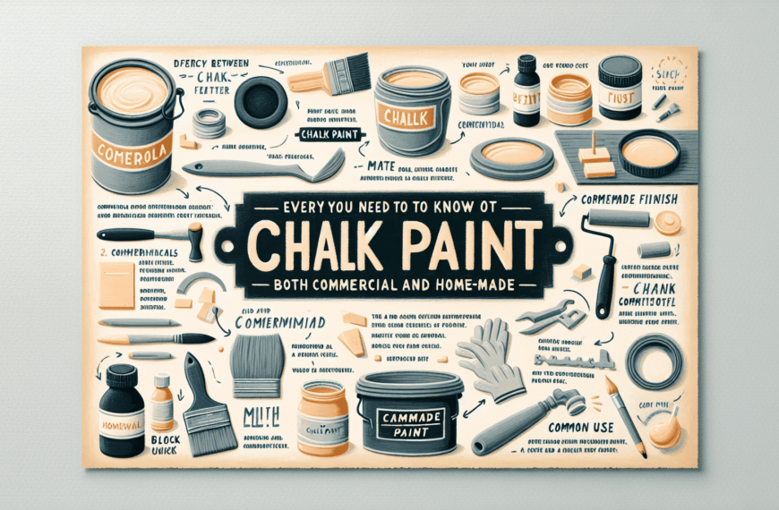 Descubre Todo Sobre la Chalk Paint: Guía Completa para Opciones Comerciales y Caseras