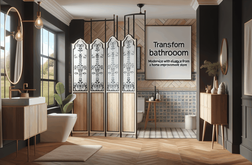 Transforma Tu Baño: Moderniza Con Elegancia Usando la Mampara Fija Retro de Leroy Merlin
