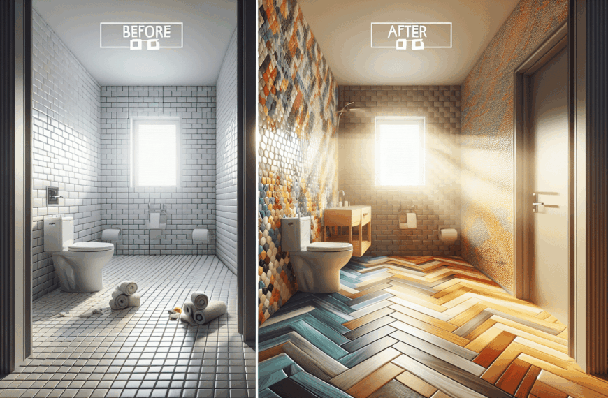 Renueva Tu Baño: Dale Estilo con Pintura de Azulejos y Suelo Creativo