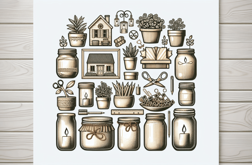 Decora tu Espacio: Innovadoras Ideas para Utilizar Frascos de Vidrio Reciclados en el Hogar