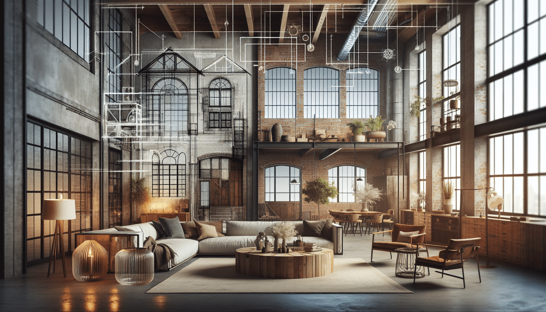Convierte tu Espacio en un Moderno Refugio Urbano: Estilo Loft Industrial