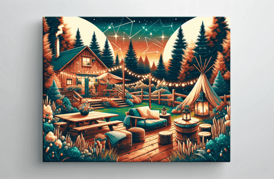 Crea un Encantador Refugio Rústico: Dale Calidez y Estilo a Tu Patio