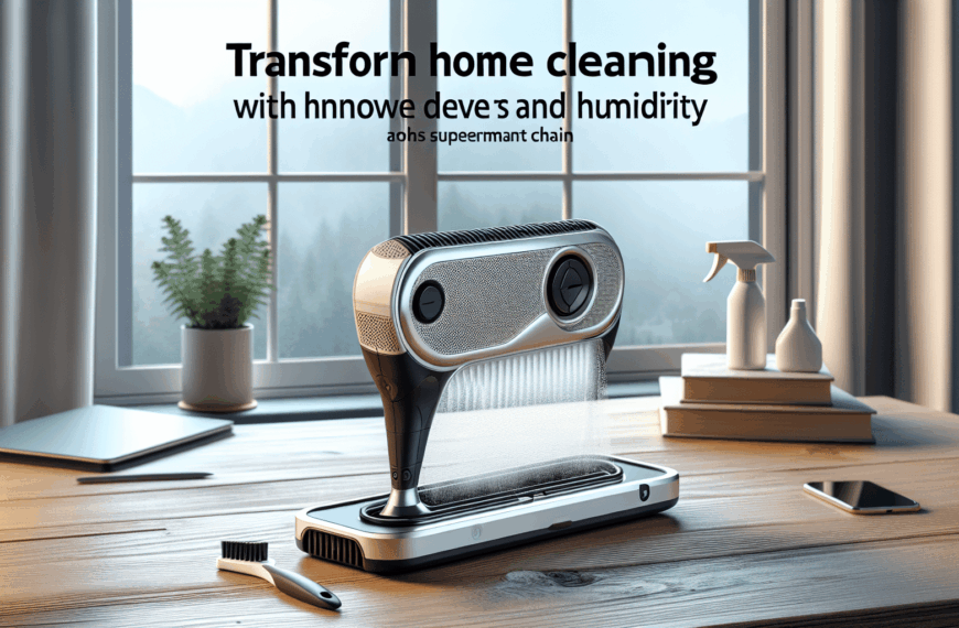 Transforma la Limpieza del Hogar con el Innovador Dispositivo de Lidl para Cristales y Humedad