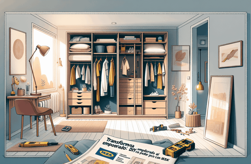 Transforma tu Espacio: Armario Empotrado DIY al Mejor Precio con Ikea