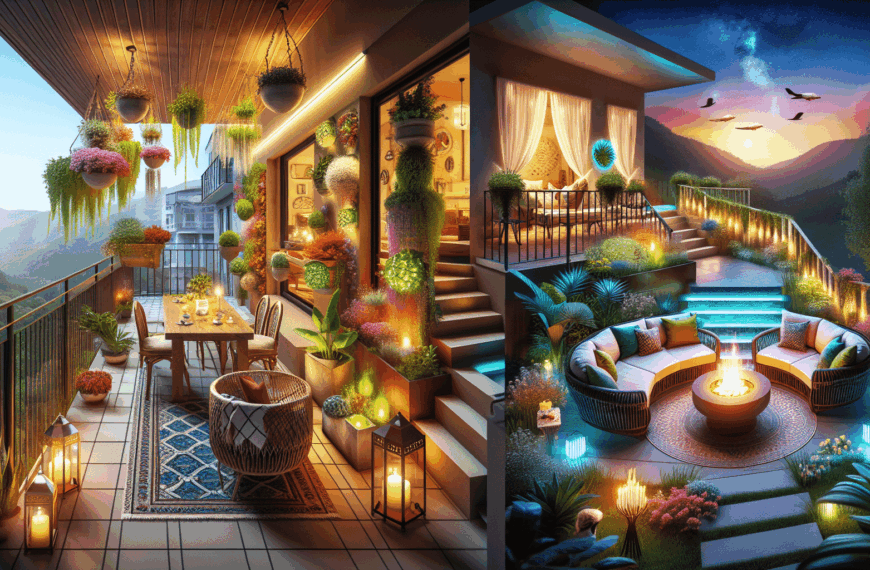 Transformación Creativa de Balcones y Terrazas en Espacios Únicos