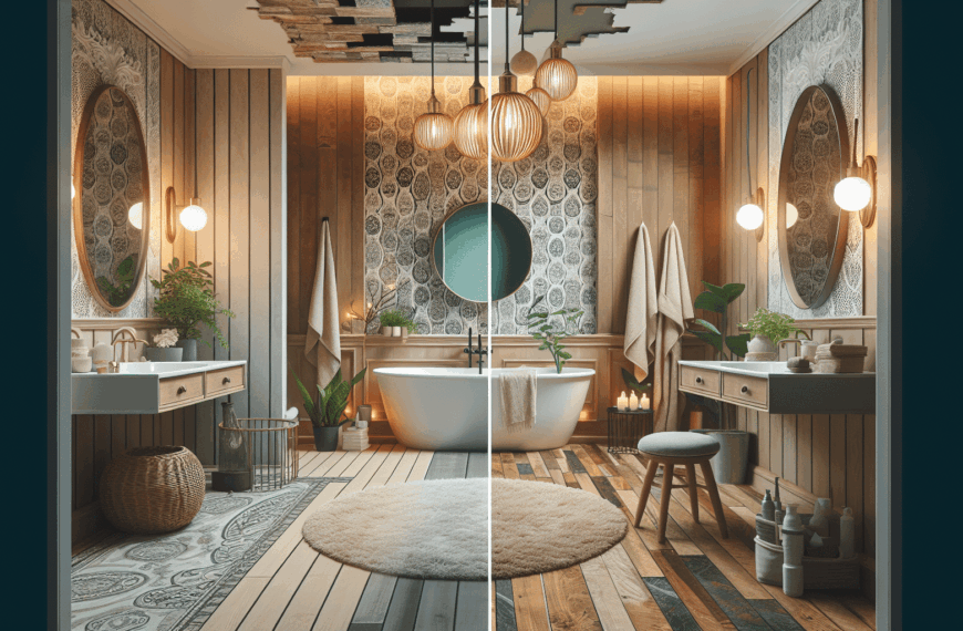 Renovación Moderna: Cómo Leroy Merlin y Temu Convirtieron un Baño Anticuado en un Refugio Elegante