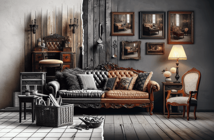 Renovación Impecable: Convirtiendo Muebles Desgastados en Piezas de Ensueño de Revista