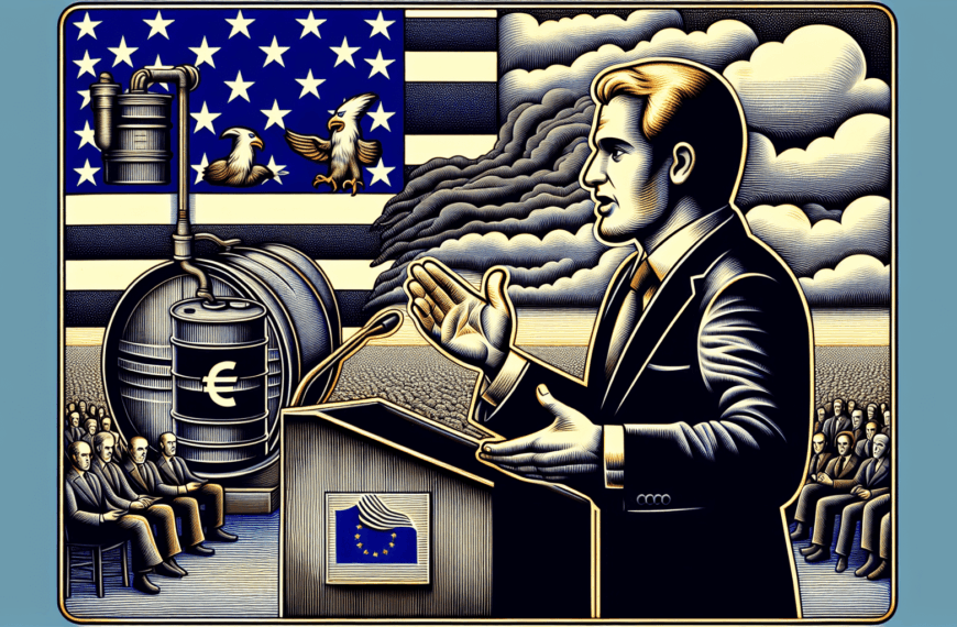 Trump Avisa a la Unión Europea Sobre Posibles Aranceles si No Aumenta Compras de Petróleo y Gas