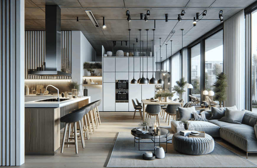 Unión Perfecta: Estilo y Funcionalidad en Cocinas Abiertas al Salón