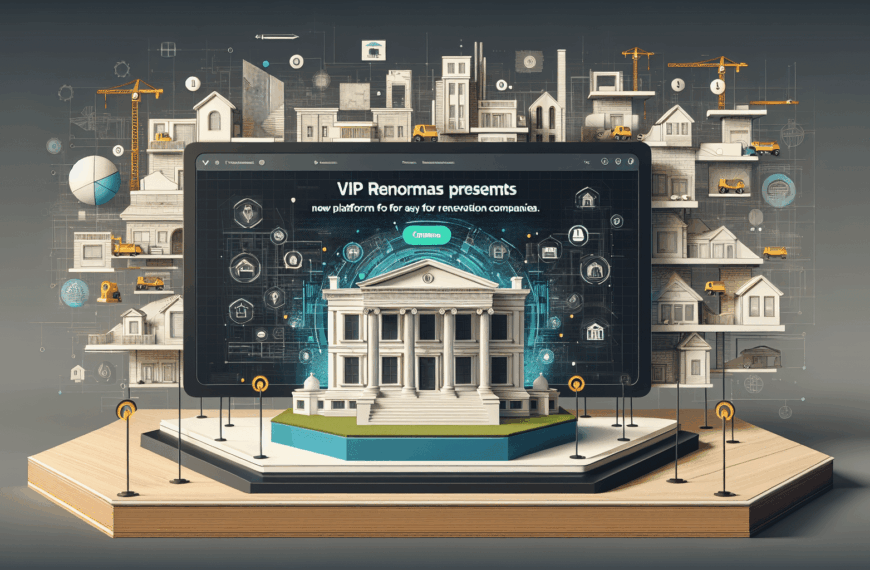 VIP Reformas Lanza su Nueva Plataforma para Facilitar la Conexión con Empresas de Reformas