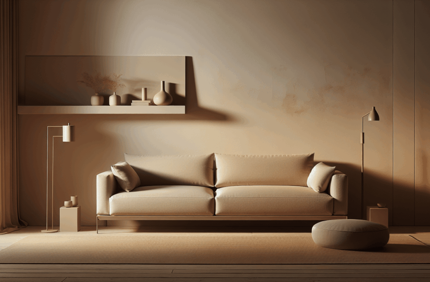 Calidez Minimalista: El Encuentro Ideal entre Elegancia y Comodidad