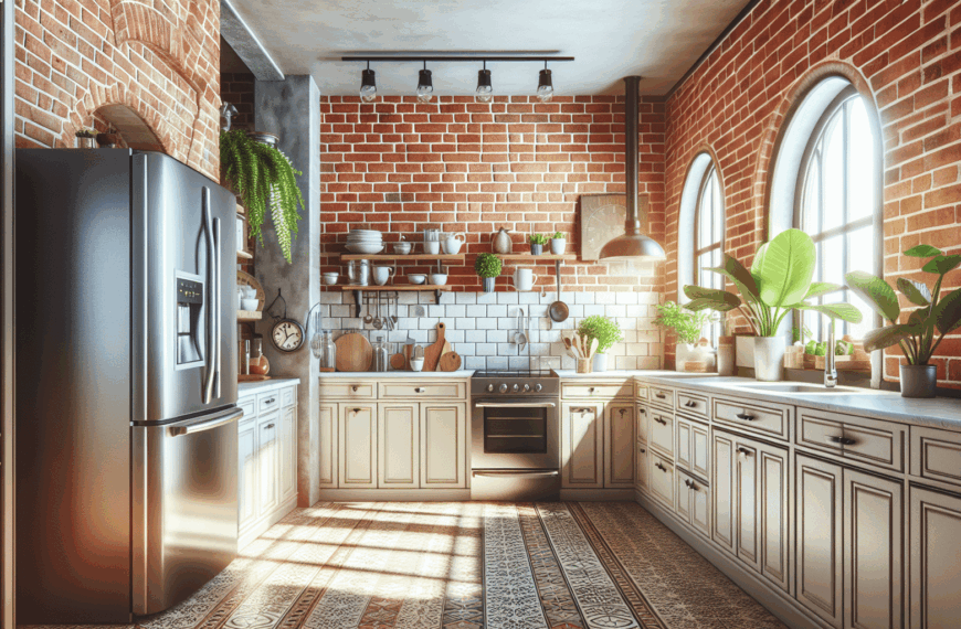 Renueva Tu Cocina con Encanto: Paredes de Ladrillo para un Estilo Único