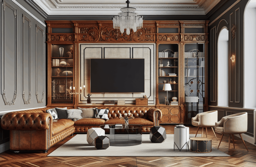 Armonía de Épocas: Integración de Muebles Clásicos y Contemporáneos con Estilo y Practicidad