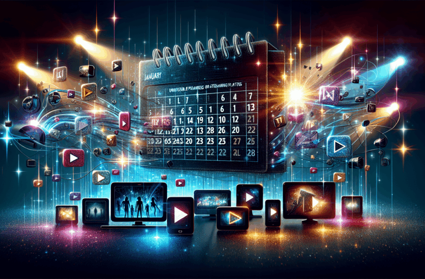 Guía Semanal de Series: Los Estrenos Imperdibles en las Plataformas de Streaming del 6 al 12 de Enero de 2025