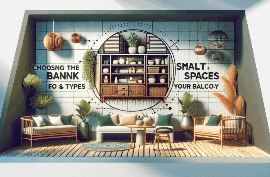 Eligiendo el Banco Perfecto para Espacios Pequeños: Consejos y Tipos Esenciales para tu Balcón