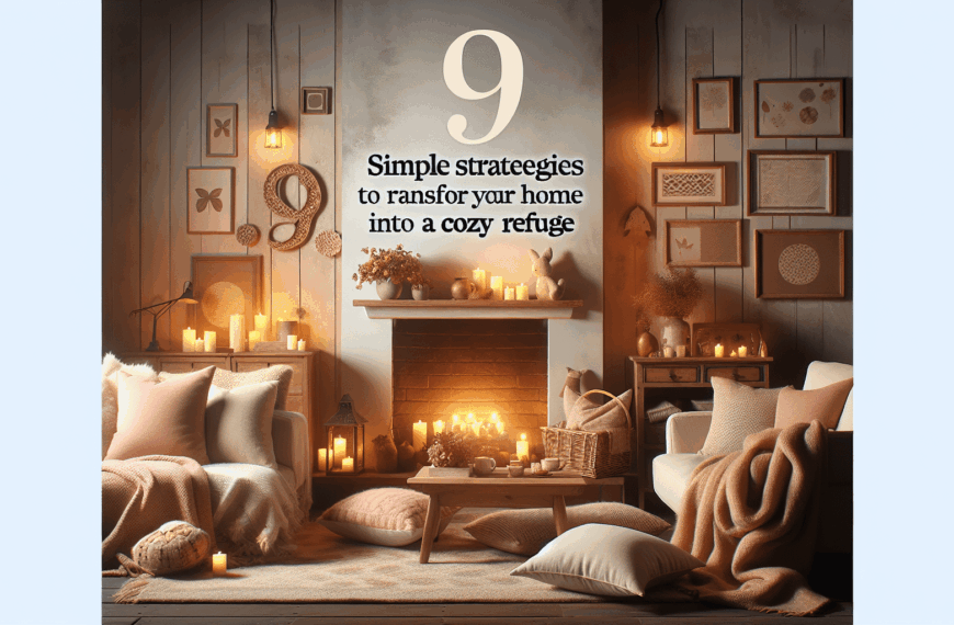 9 Estrategias Simples para Transformar tu Hogar en un Refugio Acogedor