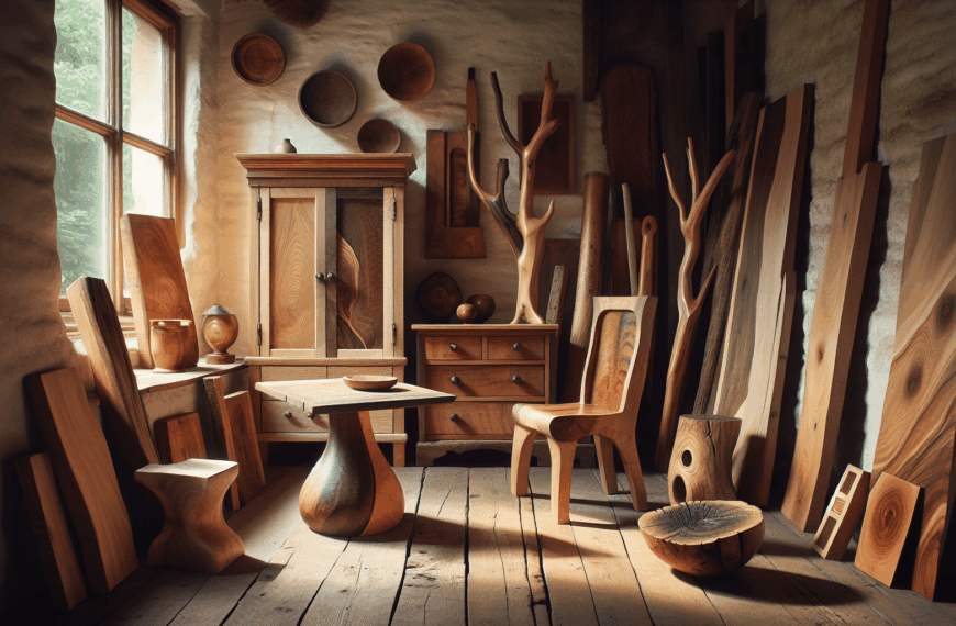 La Magia Multifacética de los Muebles de Madera Natural
