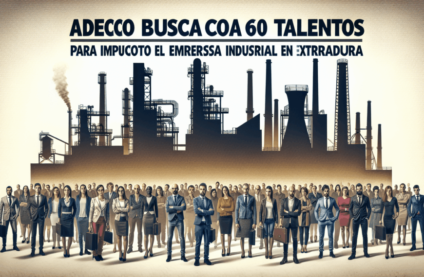 Adecco Busca 60 Talentos para Impulsar el Crecimiento de Empresa Industrial en Extremadura
