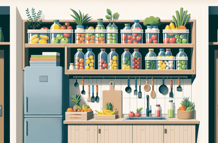 Organiza Tu Cocina: Soluciones Sostenibles con Botellas de Plástico para Frutas y Verduras en Espacios Reducidos