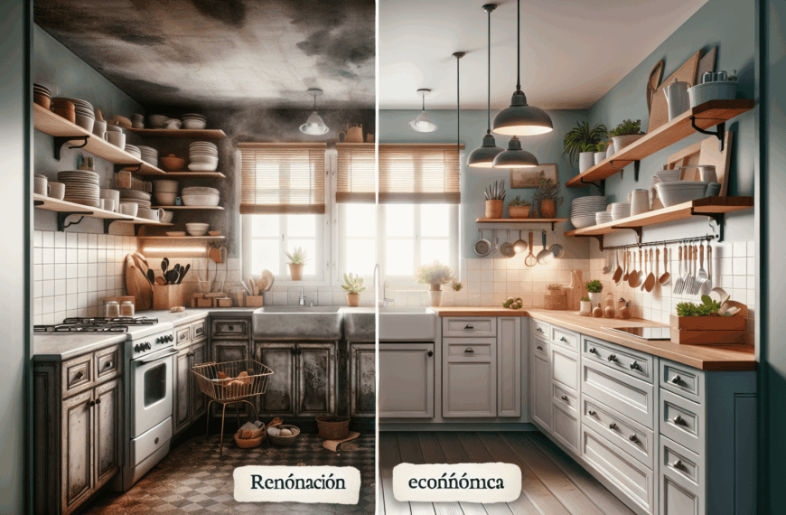 Renovación Económica: De Cocina Anticuada a un Espacio Luminoso y Organizado