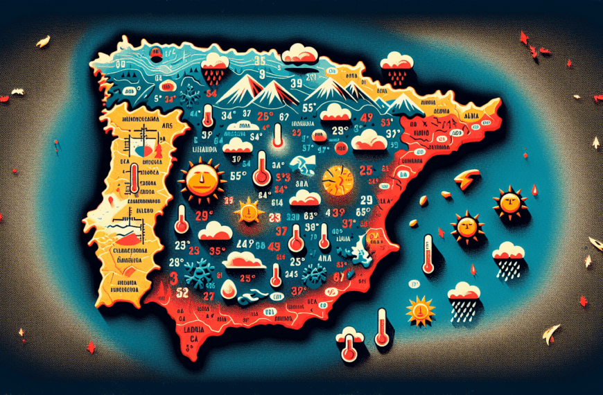 AEMET Advierte: Cambios Climáticos Drásticos en España y Regiones Más Afectadas en las Próximas Semanas