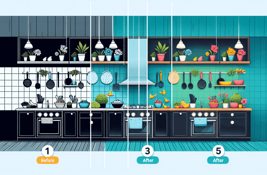 Transforma tu Cocina: De Oscura y Monótona a Luminosa y Alegre en 5 Pasos Simples