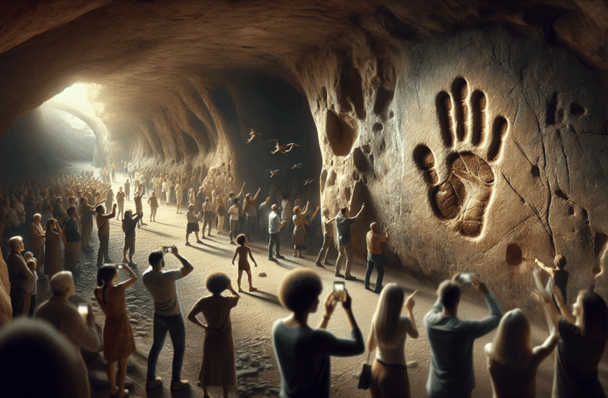 Récord de Visitantes en el Sitio Arqueológico de la Mano Prehistórica: Un Éxito Histórico